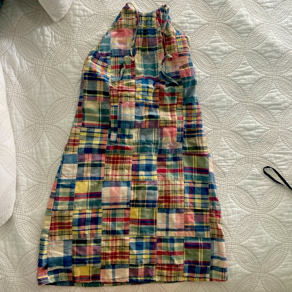Ralph Lauren, small patchwork halter dress